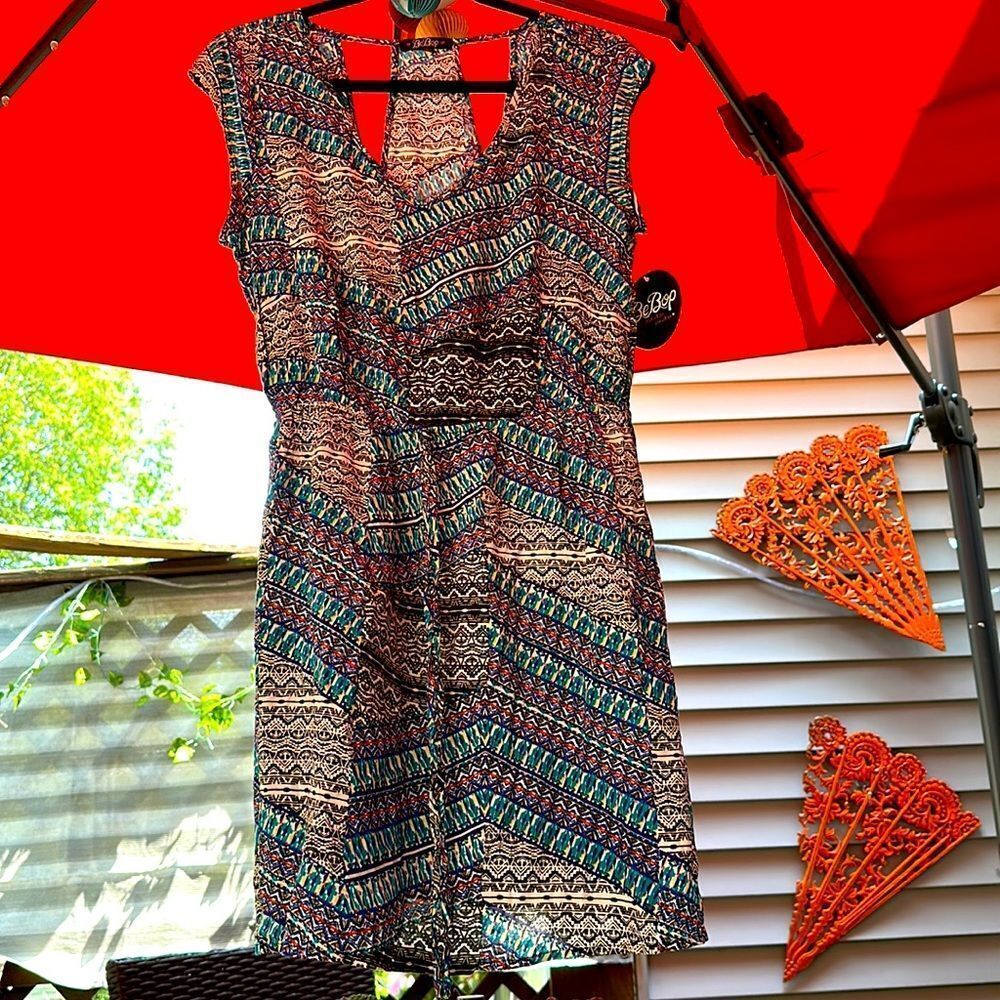 NWT-BEBOP MULTI COLORED DRESS